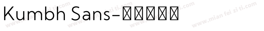 Kumbh Sans字体转换